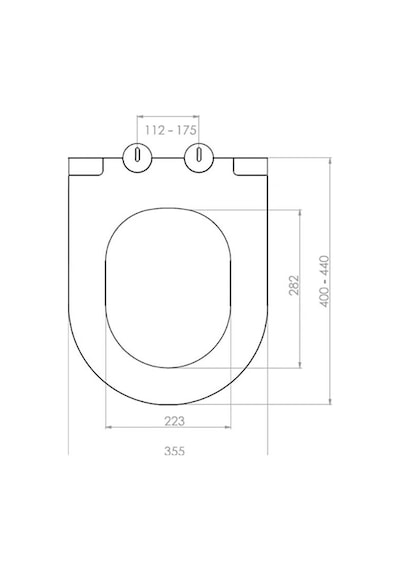 Bocchi Pure Slim Yavaş Kapanır Beyaz Klozet Kapağı A0336-001 A0333-001 Diğer