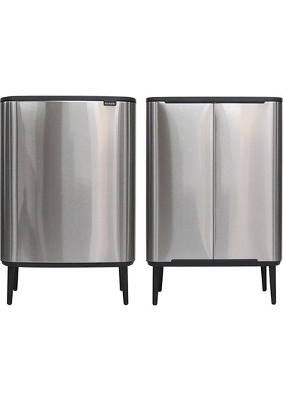 Brabantia Çöp Kutusu 30 + 30 Lt Bo Touch Dokunmatik Kapak Mat Çel