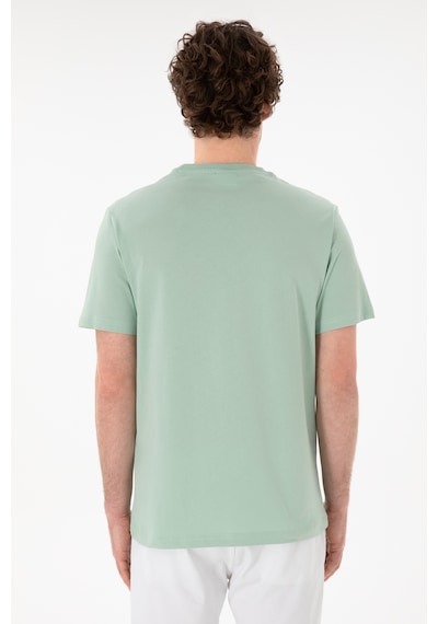 U.S. Polo Assn. Erkek Regular Fit Bisiklet Yaka Su Yeşili Basic Tişört 50305928-VR048 U.S. Polo Assn. Erkek Regular Fit Bisiklet Yaka Su Yeşili Basic Tişört 50305928-VR048