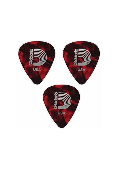 1cap6rd Gitar Penası 3 Adet 1 Mm. Heavy Kırmızı
