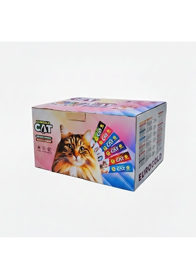 Euro-gold - 130 - Cat Sıvı Kedi Öd. Karışık 6 - Spt-gld - Çeşit 180x15gr