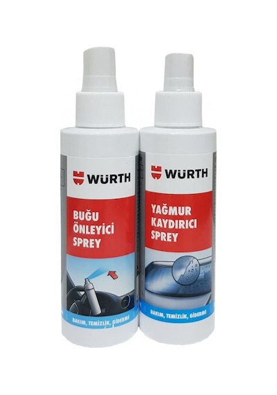 Würth Buğu Önleyici + Yağmur Kaydırıcı Sprey 150 Ml