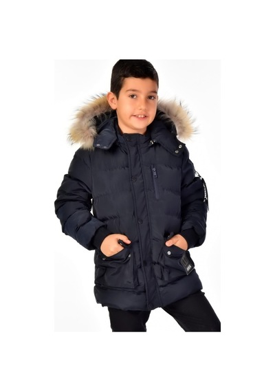 Benitto Kids Benittokids Erkek Çocuk Natürel Kürklü Mont 51254