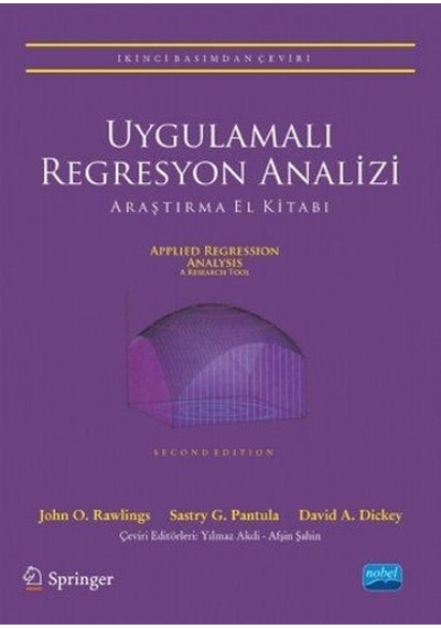 Uygulamalı Regresyon Analizi - John O. Rawlings -  Sastry G. Pantula - Nobel Akademik Yayıncılık