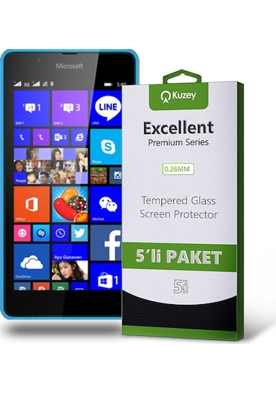 Nokia Lumia 540 Ekran Koruyucu Cam 5 Adet (534067985) 20 Tl Fark Ile Apple  Uyumlu iPhone Hızlı Şarj Kablosu