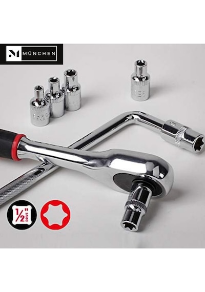 Lokma Takımı 9 Parça 1/2 E-torx Set