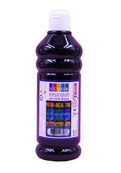 Südor Akrilik Boya 500 Ml Siyah 22 Çok Renkli