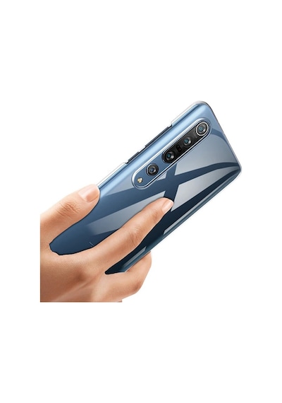 Hepsi Xiaomi Mi 10/10 Pro Kamera Korumalı Silikon Kılıf- 5775 Najmaddin Şeffaf