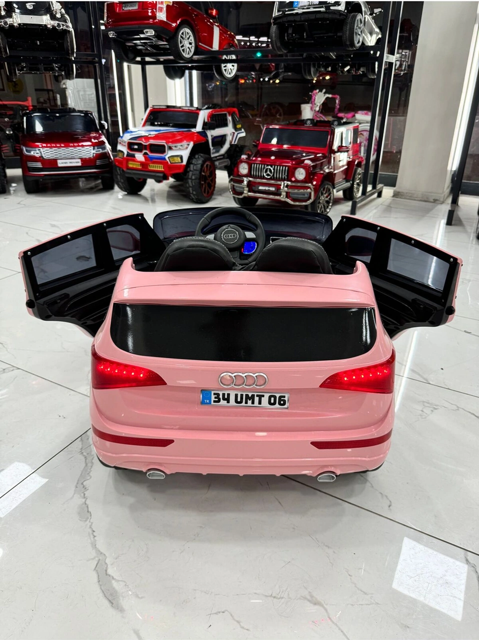 Oyuncaksepeti Öykü Bebek Dünyası Audi Suv O-7 Yaş 12 Volt Pembe