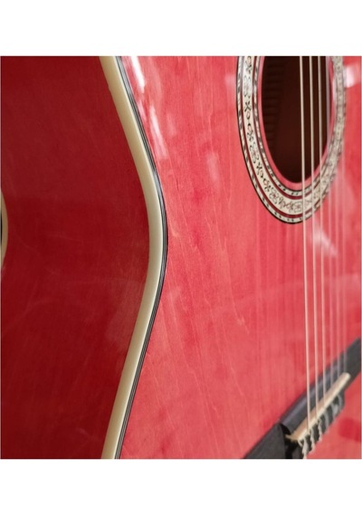 Clariss Ccg-100rd Klasik Gitar Gül Klavye Kenar Şeritli Sap Ayarlı