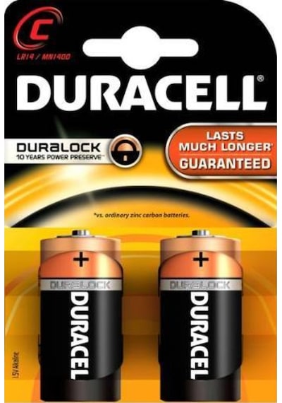 Duracell Alkaline C Orta Pil 2Li