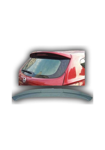 Nissan Qashqai 2008-2013 Uyumlu Yedek Parça Spoiler Boyasız Fibe