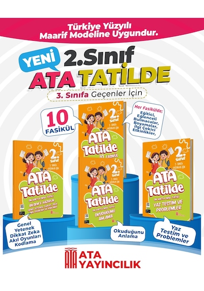 Ata Yayıncılık 2. Sınıf Ata Tatilde Setimiz