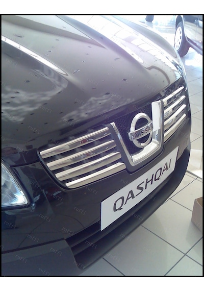 Nissan Qashqai J10 Krom Ön Panjur 8 Prç. 2007-2010 P.Çelik