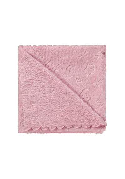Civil Baby Bulut Desenli 90x90 Cm Battaniye - Pembe
