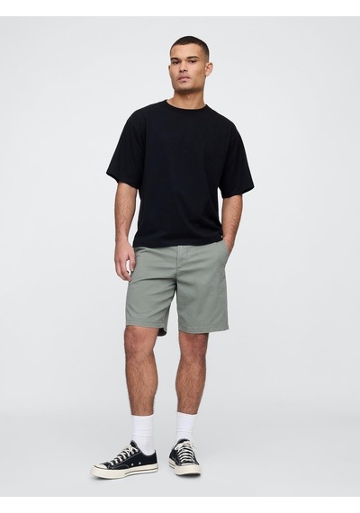 Gap Erkek Yeşil Essential Khaki Şort-13541 Yeşil-013