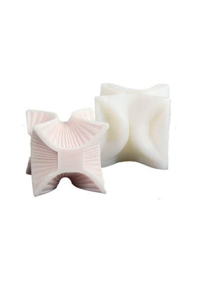 Geometrik Silikon Kalıp - Modern Tasarım Mum & Dekoratif Objeler İçin