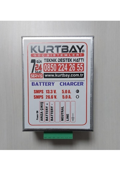 Kurtbay Smps 125 /Jeneratör Akü Şarj Cihazı 12V -5A