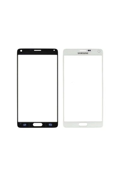 Samsung Uyumlu Galaxy Note 4 N910 Ön Cam Dokunmatik Lensi - Beyaz