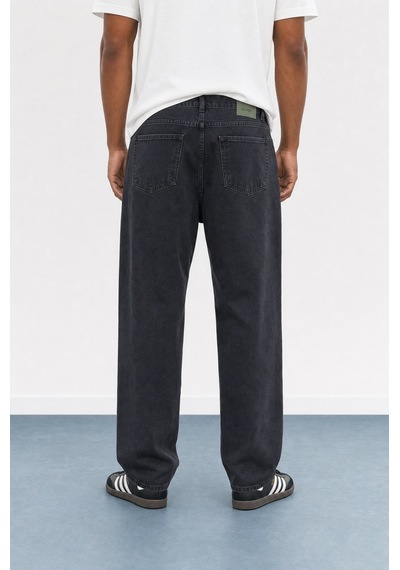 Respire Erkek Washed Baggy Pantolon Siyah