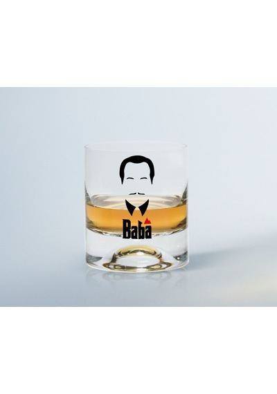 Bk Home Renkli Baskılı Godfather Baba Tasarımlı Viski Bardağı-12
