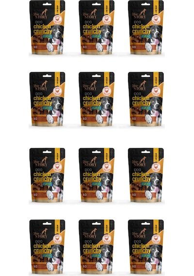 Dog Chicken Crunchy 12x80gr. Tavuklu, Köpek Ödül Maması
