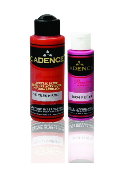 Cadence Su Bazlı Akrilik Boya 70Ml. 7554 Oksit Kırmızı