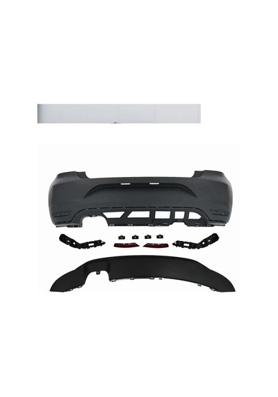 Autogp Vw Polo 6r 6c Wrc Arka Tampon Ve Difüzör Seti 2009+ Agp-sem-125-wrc