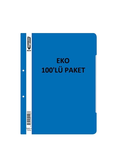 Bigpoint Telli Dosya Eco Mavi X 100 Adet