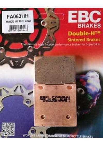 Ebc Fren Balatası Sinter Fa063hh 2001-2005 Suzuki Gsf 1200 Bandi