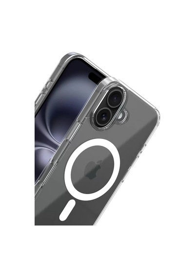 Newface Apple iPhone Uyumlu 17 Combo Sert Şeffaf Magsafe Kapak - Şeffaf