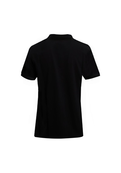 Uki Siyah Polo Yaka Süprem T-shirt Siyah