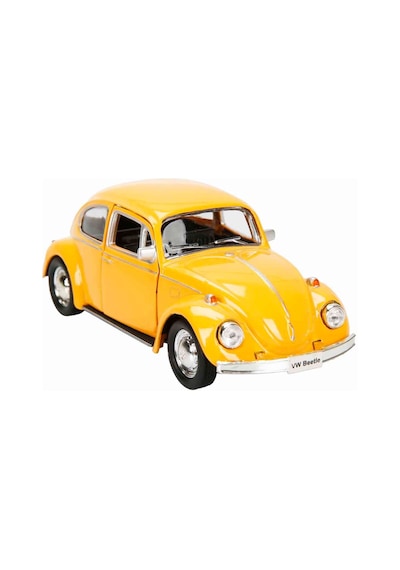 1:32 Rmz City Alman Klasikleri Serisi Die Cast Çek Bırak Model Araba - Turuncu Volkswagen Beetle Sar