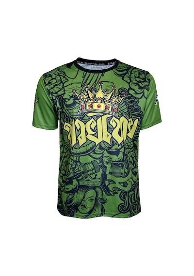 Dragondo Tx8597 Muaythai Tişört Dijital Baskılı Muay Thai Tişört Yeşil