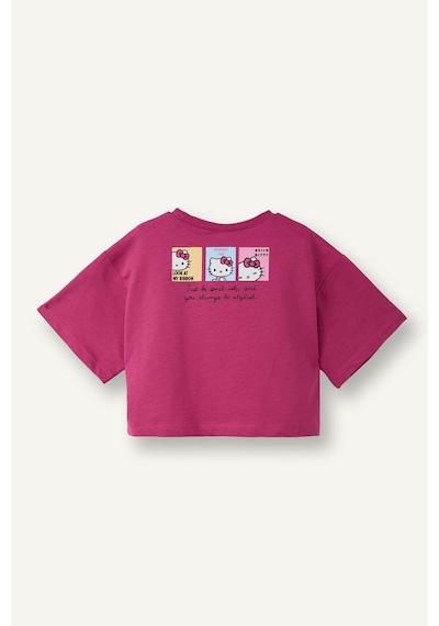 Defacto Hello Kitty Oversıze Tişört Kız Bebek H0674a526smpn73 Pembe-pn73