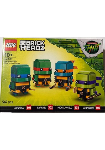 Lego 40878 Brıckheadz Teenage Mutant Nınja Turtles Fıgures