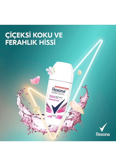 Üstün Koruma Kadın Roll On Deodorant Powder Dry 72 Saat Kesintisiz Koruma 50 Ml