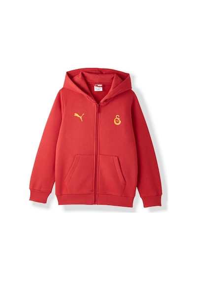Gsstore Galatasaray Puma Çocuk Fermuarlı Kapüşonlu Sweatshirt 78291501 Kırmızı
