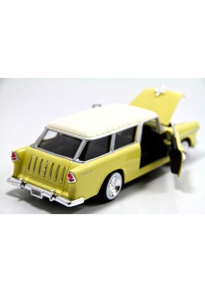 1955 Chevrolet Belair Nomad-1 24 Ölçek 20-22 Cm 1955 Chevrolet Belair Nomad-1 24 Ölçek 20-22 Cm