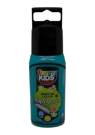 Funny Kıds Yap Yapıştır Set Turkuaz Yeşil 60cc