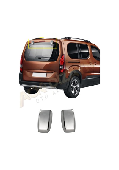 Rifter/combo/berlingo/proace Arka Krom Menteşe Kapağı A+ Paslanmaz