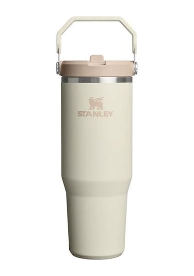 Stanley Termos The Iceflow Flip Straw Tumbler 0.89l / 30oz Ekru