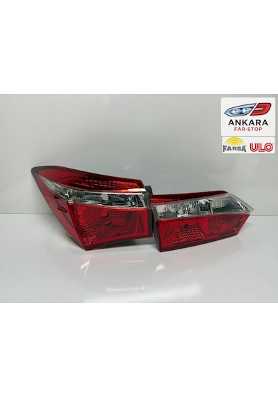 Toyota Corolla 2013 - 2015 Stop Lambası Sol İç Ve Dış Takım  Farba - Ulo - 2 Stop -