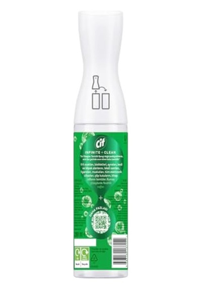 Infinite Clean Doğal Probiyotikli Sprey Tüm Yüzeyler İçin Misket Limonu & Limon Otu 280 Ml 10'lu Set