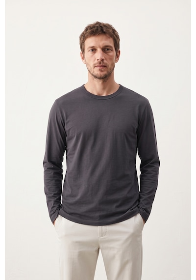 Elemge %100 Pamuk Süprem Basic Erkek T-shirt Compact Penye Tok Yumuşak Kumaş Normal Kalıp Terletmez Uzun Kollu Antrasit Sporcu Motorcu Tişört Body Füme Elemge %100 Pamuk Süprem Basic Erkek T-shirt Compact Penye Tok Yumuşak Kumaş Normal Kalıp Terletmez Uzun Kollu Antrasit Sporcu Motorcu Tişört Body Füme
