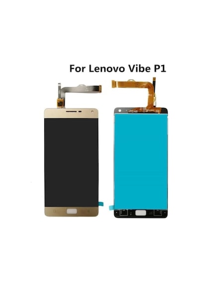 Lenova P1 Lcd Ekran Dokunmatik-Beyaz