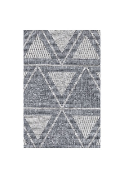 Notre Premium Kalite Kaymaz Tabanlı Doğal Yıkanabilir Kilim Oturma Odası Balkon Bahçe Mutfak Kilim-866 Gri