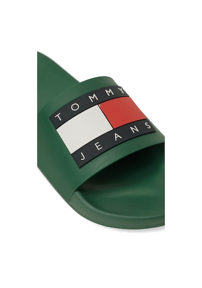 Tommy Hilfiger Tommy Jeans Pool Slıde Es Yeşil Erkek Terlik 000000000102235372