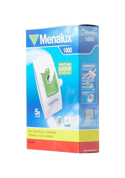 1800, 5 Staubbeutel, Duraflow Fresh Mit Anti-odour, Passend U.a. Für S-bag, Ultrasilencer, Classicsilence, Asp 71, Apf