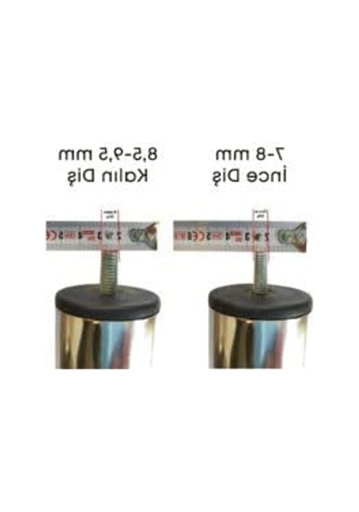 Krom Kaplama Metal Mobilya Ayağı, Koltuk Ve Kanepe İçin 12 Cm Yükseklik 6395751